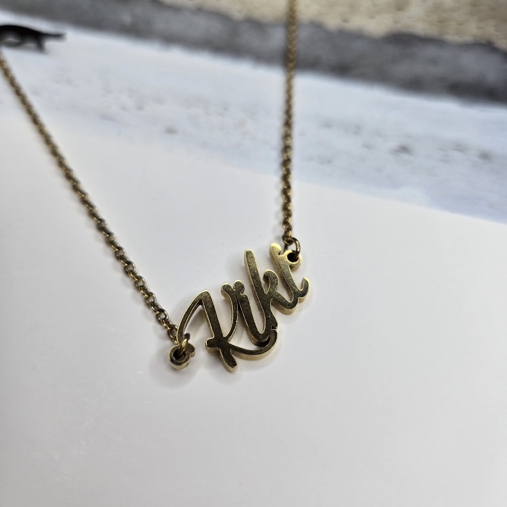 Gold Name Necklace - KIKI